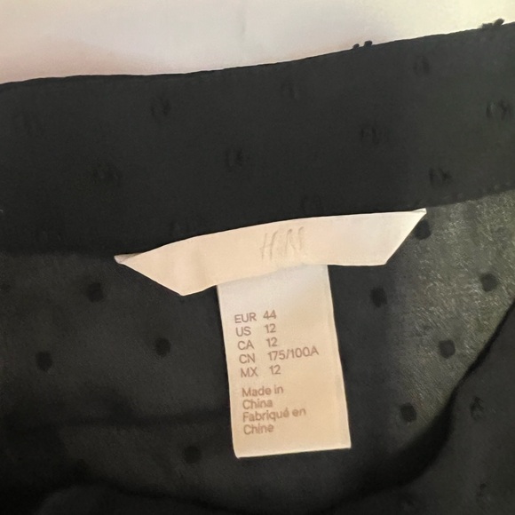 H&M Black Sheer Blouse - Picture 6 of 6